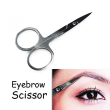 Beauty Curved Edge Eyebrow Hair Scissor Steel Cutter stainless