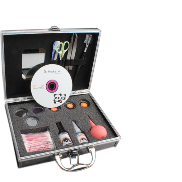 Best Makeup Women False Eyelash Extension Kit Cluster Eye Lashes Tool Set