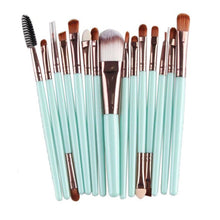 Best Price! Goat hair 15 pcs Makeup Brush Set tools Make-up Toiletry Kit Wool Make Up Brush Set Anne