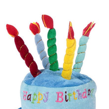 Birthday Cake Candle Hat Short Plush Adult Party Amusement Park Supplies Performing Dress Props Dog Cap