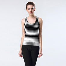 Black And White Striped Tank Top 2017 New Arrival Cotton Sleeveless Tank Tops For Women Camis cropped feminino #20