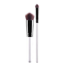 Bluser,powder,foundation 2pcs 3D Triangle Makeup Brush Set Blush Brush Premium Foundation Makeup Brush Anne