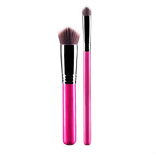 Bluser,powder,foundation 2pcs 3D Triangle Makeup Brush Set Blush Brush Premium Foundation Makeup Brush Anne