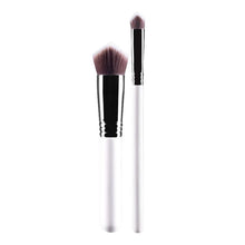 Bluser,powder,foundation 2pcs 3D Triangle Makeup Brush Set Blush Brush Premium Foundation Makeup Brush Anne