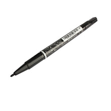 Body Art 6 x Dual Skin Marker Pen Scribe Piercing Pen Tattoo Supply Tool black