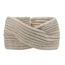 Bohemian Cross Headbands For Women Knitted Solid Elegant Headwear Warm Winter Handbands Diadema Pelo Muje#121