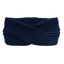 Bohemian Cross Headbands For Women Knitted Solid Elegant Headwear Warm Winter Handbands Diadema Pelo Muje#121