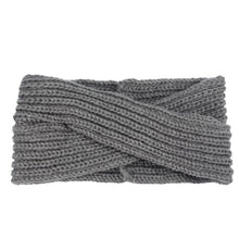Bohemian Cross Headbands For Women Knitted Solid Elegant Headwear Warm Winter Handbands Diadema Pelo Muje#121