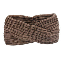 Bohemian Cross Headbands For Women Knitted Solid Elegant Headwear Warm Winter Handbands Diadema Pelo Muje#121