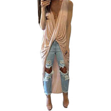 Bohemian Dress Solid Cross Bandage Deep V-Neck Sleeveless Dovetail Dress Pink Dress Vestido De Verano#B713