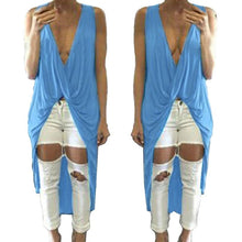 Bohemian Dress Solid Cross Bandage Deep V-Neck Sleeveless Dovetail Dress Pink Dress Vestido De Verano#B713