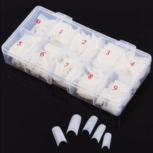 Box 500Pcs Clear White Natural French False Acrylic Nail Art Tips UV Gel DIY easier to hold and apply Anne