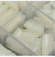 Box 500Pcs Clear White Natural French False Acrylic Nail Art Tips UV Gel DIY easier to hold and apply Anne