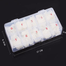 Box 500Pcs Clear White Natural French False Acrylic Nail Art Tips UV Gel DIY easier to hold and apply Anne
