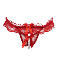 Bragas mujer 2017 Sexy Women Underpanties Pearl Lace Open Crotch Thongs And G-String Mesh Ladies Low Waist Underwear panties &03