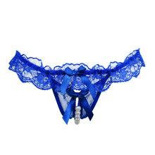 Bragas mujer 2017 Sexy Women Underpanties Pearl Lace Open Crotch Thongs And G-String Mesh Ladies Low Waist Underwear panties &03