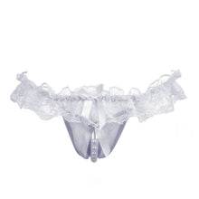 Bragas mujer 2017 Sexy Women Underpanties Pearl Lace Open Crotch Thongs And G-String Mesh Ladies Low Waist Underwear panties &03