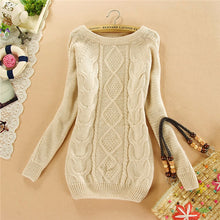 Brand New Autumn Winter Female Mohair Sweater Plus Size Knitted Long Sleeve O-neck Pullovers Hot Sale 70077