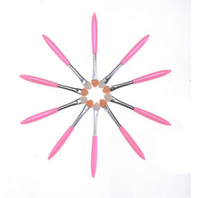 Brand New & High quality 10Pcs Makeup Eye Shadow Eyeliner Brush Sponge Applicator Tool Makeup Tool Anne
