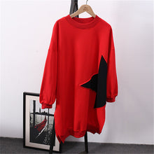 Brand New Outerwear Thick Female O-neck High Quality Pullovers with Stars Printed 70212