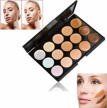 Brand new in black palette box 15 Colors Contour Face Cream Makeup Concealer Palette Professional + 20 BRUSH Anne
