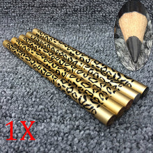 Brown Eyebrow Pencil Two Sides With Brush Leopard Design Metal Casing