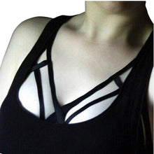 Bustier Crop Top Bandage Bra Strappy Hollow Out Bra Bustier Crop Top Women Alluring Harness Bra Elastic Cage Ropa Mujer#B728