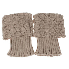 Calentadores 2016 Rushed New Solid Fashion Polainas Leg Warmers Women Crochet Knitted Trim Boot Cuffs Toppers Liner Warmer Socks