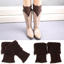 Calentadores 2016 Rushed New Solid Fashion Polainas Leg Warmers Women Crochet Knitted Trim Boot Cuffs Toppers Liner Warmer Socks
