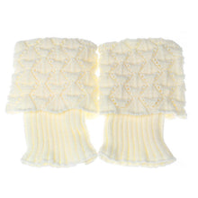 Calentadores 2016 Rushed New Solid Fashion Polainas Leg Warmers Women Crochet Knitted Trim Boot Cuffs Toppers Liner Warmer Socks