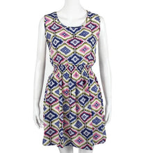 Chiffon Dress Print Floral Small Flowe Sleeveless Mini Short Dress Cheap Clothes China Vestidos Cortos Beach#B719