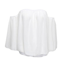 Chiffon Women Blouse Sexy Off Shoulder Blouse Loose Ladies Autumn Spring Solid Casual Blouse Blusa Feminina#212