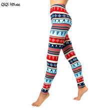 Christmas Leggings Autumn Casual Women Leggings Comfortable Christmas Tree Printed Women Pants Pantalones Mujer#B11