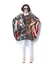 City Colorful Pattern Big Sizes Oversized Button Up Long Shirt Handkerchief Blouse Womens Fashion Tops And Blouses