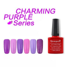 Cool! 7.3ML Nail Gel Polish UV LED Shining Colorful 6 Colors Polish Nail Glue 2 weeks or above Anne
