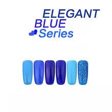 Cool! 7.3ML Nail Gel Polish UV LED Shining Colorful 6 Colors Polish Nail Glue 2 weeks or above Anne