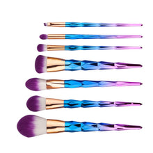 Cool! Metal+wool As picture show 7PCS Cosmetic Makeup Brush Makeup Brush Eyeshadow Brush Anne