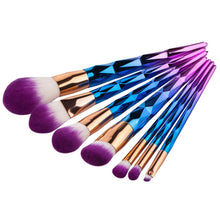 Cool! Metal+wool As picture show 7PCS Cosmetic Makeup Brush Makeup Brush Eyeshadow Brush Anne