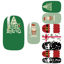 Cool! No glue required and just peel off to remove Christmas Nail Art Transfer Stickers 3D Design Manicure Tips Decal Decoration