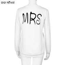 Couple Sweatshirt Autumn Long Sleeve Sweatshirt Printing MR MRS Sweet Lover Basic Outwear Moleton Feminina#C923