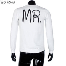 Couple Sweatshirt Autumn Long Sleeve Sweatshirt Printing MR MRS Sweet Lover Basic Outwear Moleton Feminina#C923