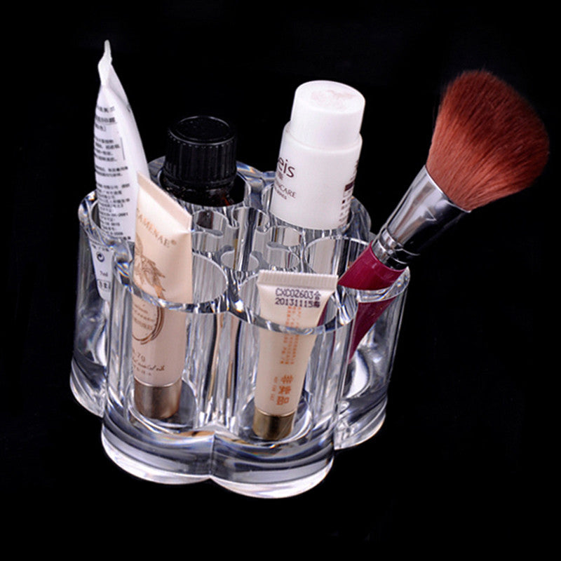 Crystal Make Up Cosmetic Storage Container Bathroom Organizer Jewelry Case Acrylic Makeup Pen Box