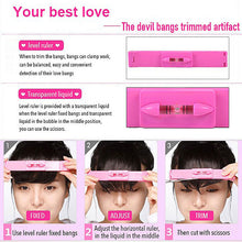DIY Hairdresser Modeling Style Tool Bang Pure Artifact Oblique Fringe