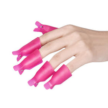 Dropship 10PC Plastic Nail Art Soak Off Cap Clip UV Gel Polish Remover Wrap Tool Plastic Material 2017 Hot Sale Anne