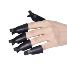Dropship 10PC Plastic Nail Art Soak Off Cap Clip UV Gel Polish Remover Wrap Tool Plastic Material 2017 Hot Sale Anne