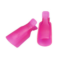 Dropship 10PC Plastic Nail Art Soak Off Cap Clip UV Gel Polish Remover Wrap Tool Plastic Material 2017 Hot Sale Anne