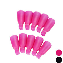 Dropship 10PC Plastic Nail Art Soak Off Cap Clip UV Gel Polish Remover Wrap Tool Plastic Material 2017 Hot Sale Anne