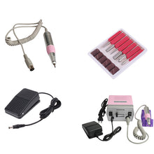 Electric Nail Art Pro Salon Drill Manicure Pedicure Machine Glazing Kit Set