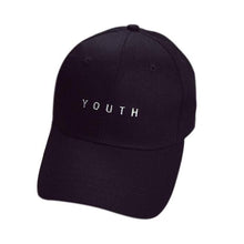 Embroidery Youth Letter Cotton Baseball Cap Boys Girls Snapback Hip Hop Flat Hat #3546