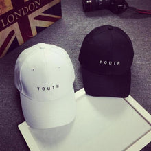 Embroidery Youth Letter Cotton Baseball Cap Boys Girls Snapback Hip Hop Flat Hat #3546